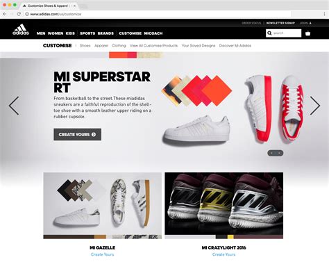 mi adidas website